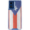Puerto Rico Flag Distressed Moto G Play 4G (2024) Clear Case